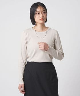 A DAY IN THE LIFE/リブメロー クルーネックTシャツ ＜A DAY IN THE LIFE＞/Tシャツ / カットソー