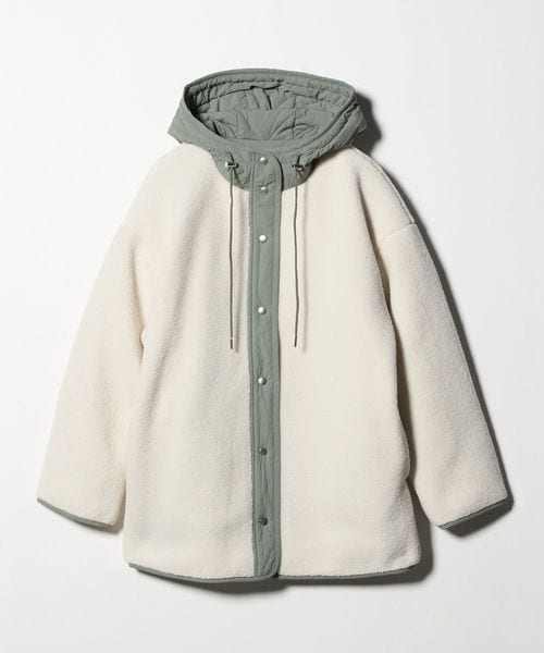 A DAY IN THE LIFE/ボア×キルト リバーシブル ミドルコート ＜A DAY IN THE LIFE＞/中綿 / キルティングジャケット