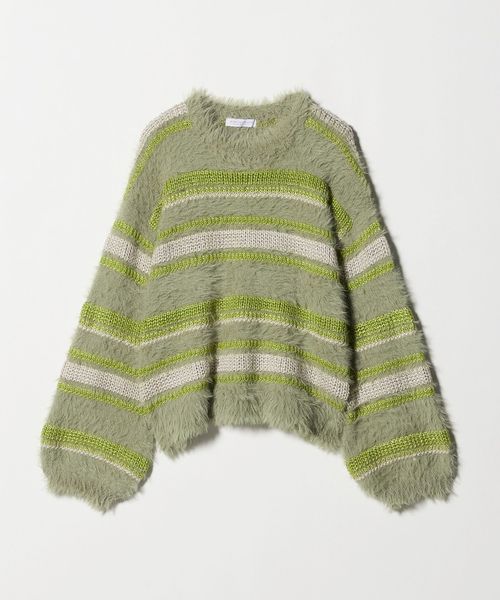 A DAY IN THE LIFE/フェザー マルチボーダーニット ＜A DAY IN THE LIFE＞/ニット / セーター