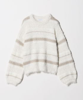 A DAY IN THE LIFE/フェザー マルチボーダーニット ＜A DAY IN THE LIFE＞/ニット / セーター