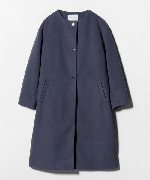 A DAY IN THE LIFE/ニットモッサ ノーカラーコート ＜A DAY IN THE LIFE＞/ノーカラーコート