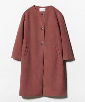 A DAY IN THE LIFE/ニットモッサ ノーカラーコート ＜A DAY IN THE LIFE＞/ノーカラーコート