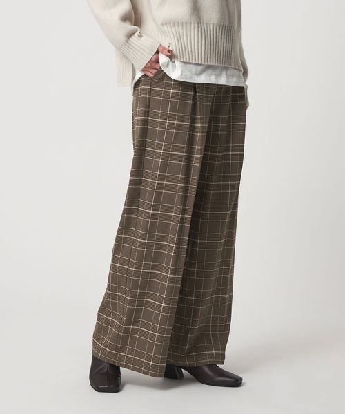 A DAY IN THE LIFE/裏毛 タックワイドパンツ‐ウォッシャブル‐＜A DAY IN THE LIFE＞/その他パンツ