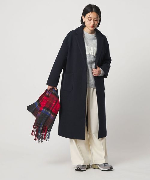 A DAY IN THE LIFE/ニットメルトン チェスターコート ＜A DAY IN THE LIFE＞/チェスターコート