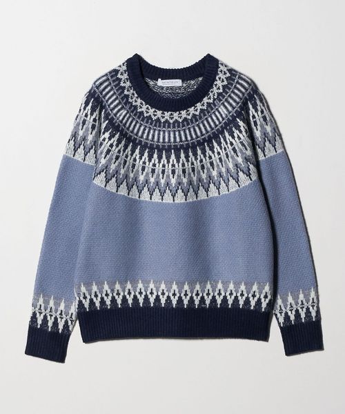 A DAY IN THE LIFE/フェザー ラメ ノルディックニット ＜A DAY IN THE LIFE＞/ニット / セーター