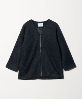 A DAY IN THE LIFE/フェザーラメ チェック ミドルコート ＜A DAY IN THE LIFE＞/その他コート / ブルゾン