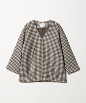 A DAY IN THE LIFE/フェザーラメ チェック ミドルコート ＜A DAY IN THE LIFE＞/その他コート / ブルゾン