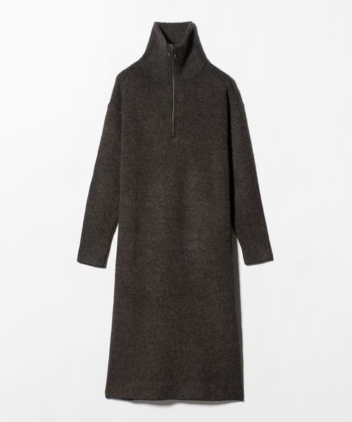 A DAY IN THE LIFE/ハーフジップ ニットワンピース ‐ウォッシャブル‐＜A DAY IN THE LIFE＞/ワンピース