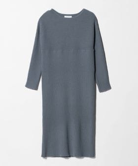 A DAY IN THE LIFE/フェザー リブ ドルマン ボートネックワンピース ＜A DAY IN THE LIFE＞/ワンピース