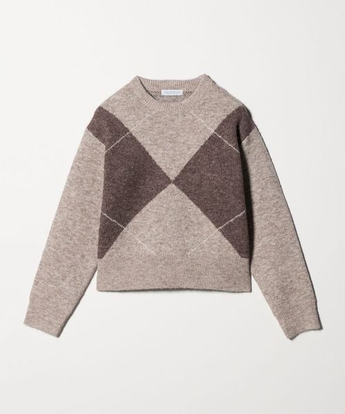 A DAY IN THE LIFE/ビッグアーガイル ニット ＜A DAY IN THE LIFE＞/ニット / セーター