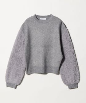 A DAY IN THE LIFE/カタアゼ×フェザー コンビニット グレー＜A DAY IN THE LIFE＞/ニット / セーター