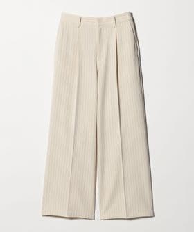 A DAY IN THE LIFE/裏起毛 ストライプ タックワイドパンツ ‐ウォッシャブル‐＜A DAY IN THE LIFE＞/その他パンツ