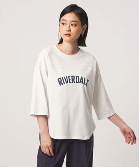 A DAY IN THE LIFE/プリント フットボールTシャツ 7分袖 ＜A DAY IN THE LIFE＞/Tシャツ / カットソー