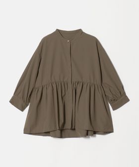 A DAY IN THE LIFE/ペプラムギャザーシャツ 7分袖 ‐吸水速乾、UVカット、防シワ‐＜A DAY IN THE LIFE＞/シャツ / ブラウス