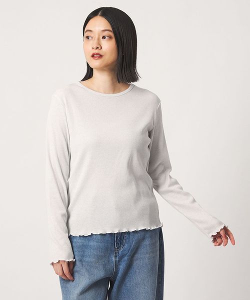 A DAY IN THE LIFE/ラメ リブ メローカットソー ＜A DAY IN THE LIFE＞/Tシャツ / カットソー