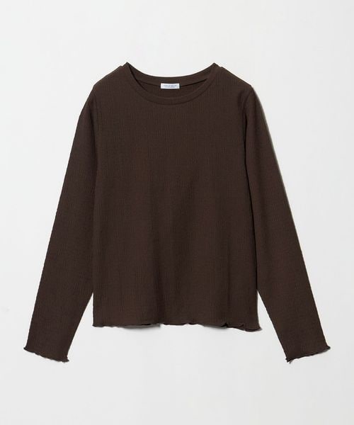 A DAY IN THE LIFE/シャーリング ロングスリーブカットソー ＜A DAY IN THE LIFE＞/Tシャツ / カットソー