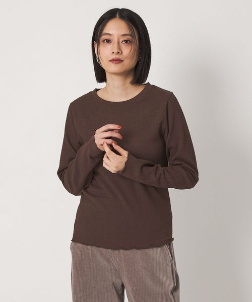 A DAY IN THE LIFE/シャーリング ロングスリーブカットソー ＜A DAY IN THE LIFE＞/Tシャツ / カットソー