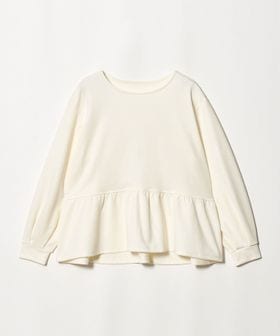 A DAY IN THE LIFE/ツイルジャージー ペプラムカットソー ＜A DAY IN THE LIFE＞/Tシャツ / カットソー