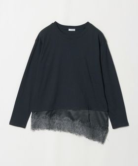 A DAY IN THE LIFE/サテンレース フェイクレイヤード カットソー ＜A DAY IN THE LIFE＞/Tシャツ / カットソー