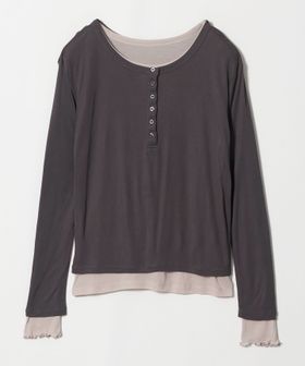 A DAY IN THE LIFE/シアー ヘンリー＋クルーネックT ‐セットアイテム‐ ＜A DAY IN THE LIFE＞/Tシャツ / カットソー