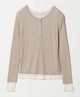 A DAY IN THE LIFE/シアー ヘンリー＋クルーネックT ‐セットアイテム‐ ＜A DAY IN THE LIFE＞/Tシャツ / カットソー