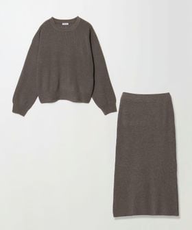 A DAY IN THE LIFE/ニットプルオーバー＋スカート ‐セットアイテム・ウォッシャブル‐ ＜A DAY IN THE LIFE＞/ワンピース