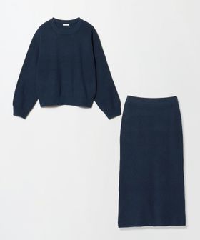 A DAY IN THE LIFE/ニットプルオーバー＋スカート ‐セットアイテム・ウォッシャブル‐ ＜A DAY IN THE LIFE＞/ワンピース