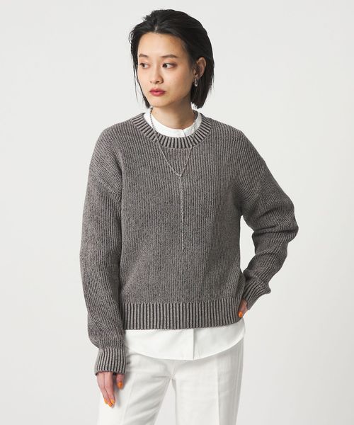 A DAY IN THE LIFE/コットン フェードライク アゼニット ‐ウォッシャブル‐＜A DAY IN THE LIFE＞/ニット / セーター