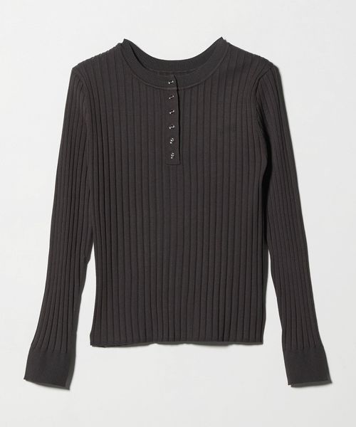 A DAY IN THE LIFE/リブ ヘンリーネック ニット ‐ウォッシャブル‐＜A DAY IN THE LIFE＞/ニット / セーター