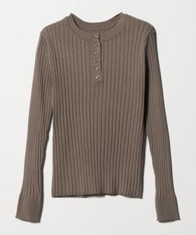 A DAY IN THE LIFE/リブ ヘンリーネック ニット ‐ウォッシャブル‐＜A DAY IN THE LIFE＞/ニット / セーター