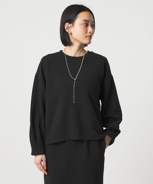 A DAY IN THE LIFE/パフジャガード プルオーバー ＜A DAY IN THE LIFE＞/Tシャツ / カットソー