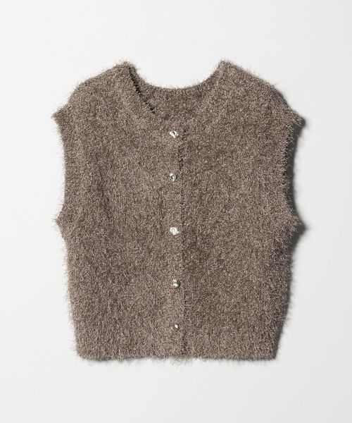 A DAY IN THE LIFE/ラメフェザー ボタンベスト 2WAY ‐ウォッシャブル‐ ＜A DAY IN THE LIFE＞/ベスト