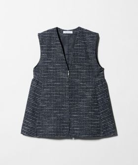 A DAY IN THE LIFE/ツイードライクジャージー ペプラムベスト ＜A DAY IN THE LIFE＞/ベスト