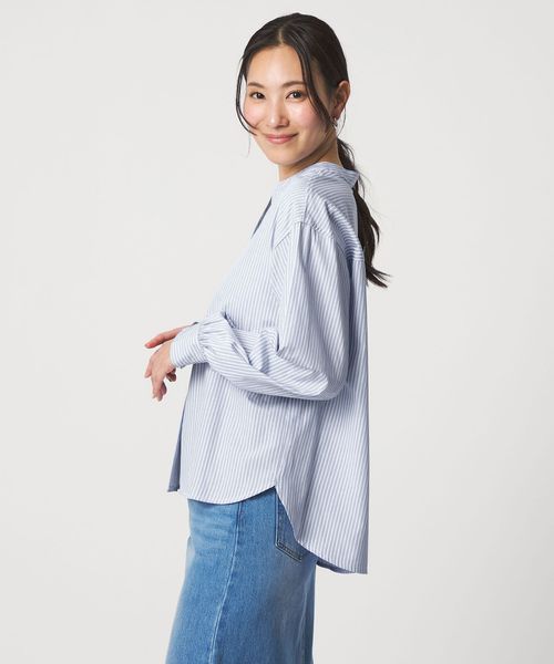 A DAY IN THE LIFE/スキッパー ボリュームスリーブ ブラウス ＜A DAY IN THE LIFE＞/シャツ / ブラウス