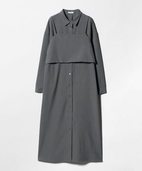 A DAY IN THE LIFE/キャミレイヤード シャツワンピース ‐セットアイテム‐＜A DAY IN THE LIFE＞/ワンピース