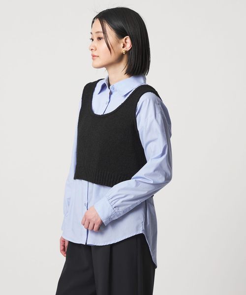 A DAY IN THE LIFE/ブークレ ニットベスト＋シャツ ‐セットアイテム‐＜A DAY IN THE LIFE＞/シャツ / ブラウス