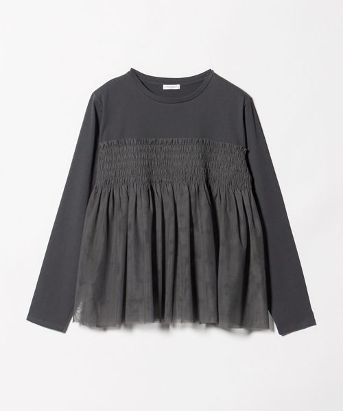 A DAY IN THE LIFE/チュールビスチェ ドッキング プルオーバー ＜A DAY IN THE LIFE＞/Tシャツ / カットソー