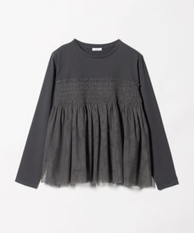 A DAY IN THE LIFE/チュールビスチェ ドッキング プルオーバー ＜A DAY IN THE LIFE＞/Tシャツ / カットソー