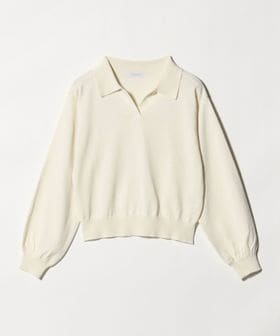 A DAY IN THE LIFE/スキッパーポロ パフスリーブニット ‐ウォッシャブル‐ ＜A DAY IN THE LIFE＞/ニット / セーター