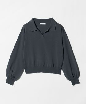 A DAY IN THE LIFE/スキッパーポロ パフスリーブニット ‐ウォッシャブル‐ ＜A DAY IN THE LIFE＞/ニット / セーター