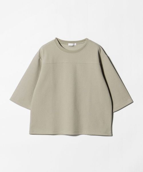 A DAY IN THE LIFE/カットジョーゼット フットボールTシャツ 7分袖＜A DAY IN THE LIFE＞/Tシャツ / カットソー