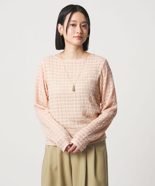 A DAY IN THE LIFE/シャーリングボーダー クルーネックTシャツ ＜A DAY IN THE LIFE＞/Tシャツ / カットソー