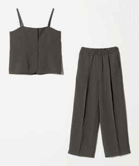 A DAY IN THE LIFE/リネンライク ジップキャミ＋パンツ ‐セットアイテム・ウォッシャブル‐ ＜A DAY IN THE LIFE＞/オーバーオール / オールインワン
