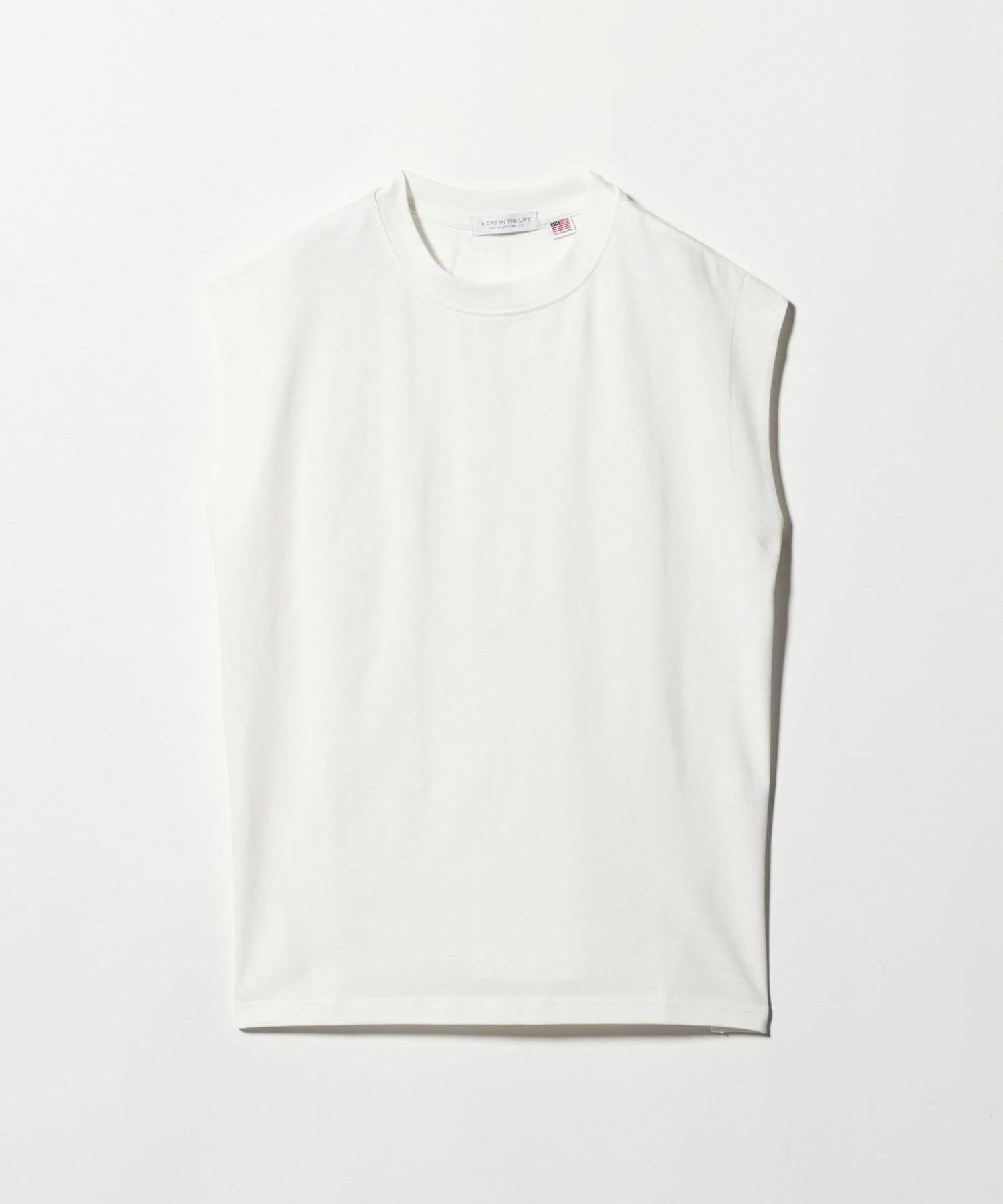 UNITED ARROWS コットン ノースリーブ カットソー† UNITED ARROWS｜ユナイテッドアローズのTシャツ/カットソー（袖なし