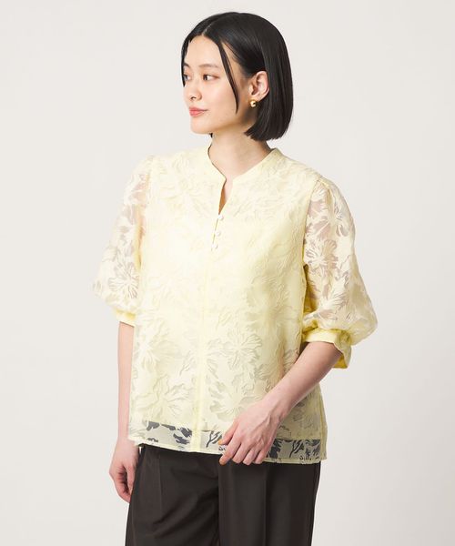 A DAY IN THE LIFE/フラワーオパール スキッパーブラウス ＜A DAY IN THE LIFE＞/シャツ / ブラウス