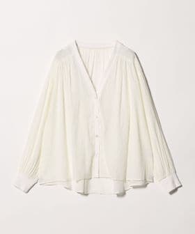 A DAY IN THE LIFE/シアー ギャザー シャツカーディガン ＜A DAY IN THE LIFE＞/シャツ / ブラウス