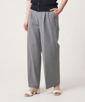 A DAY IN THE LIFE/メランジ 1プリーツ ワイドパンツ ‐ウォッシャブル‐＜A DAY IN THE LIFE＞/スラックス