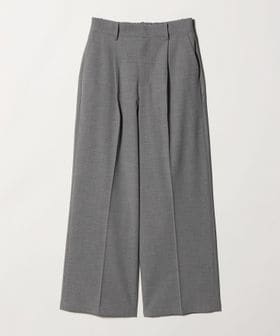 A DAY IN THE LIFE/メランジ 1プリーツ ワイドパンツ ‐ウォッシャブル‐＜A DAY IN THE LIFE＞/スラックス