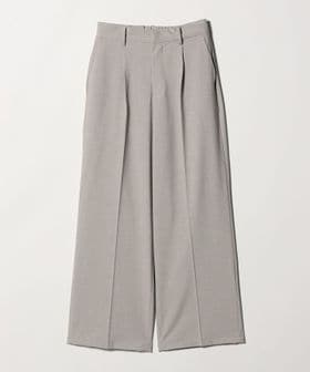 A DAY IN THE LIFE/メランジ 1プリーツ ワイドパンツ ‐ウォッシャブル‐＜A DAY IN THE LIFE＞/スラックス