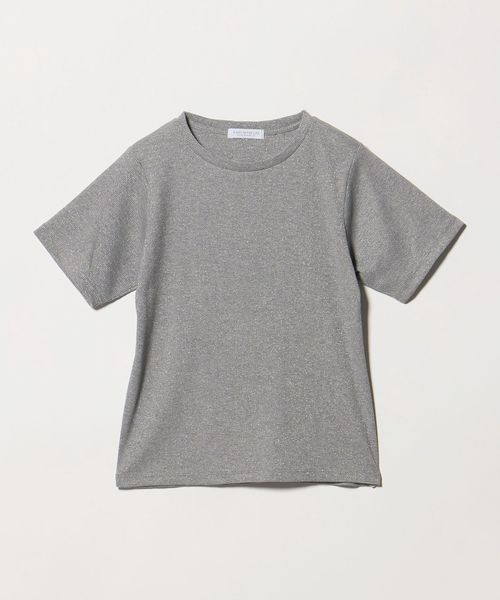 A DAY IN THE LIFE/ラメリブ ショートスリーブTシャツ ＜A DAY IN THE LIFE＞/Tシャツ / カットソー